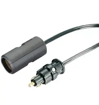 12V adapter norm plugg uni plugg m/kabel 30cm