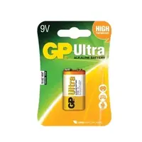 Batteri GP Ultra 6LF22/9V alkalisk 9V 