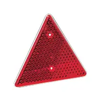 Refleks trekant 156x136mm rød 2stk 