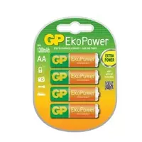 Batteri GP EkoPower R6/AA oppladbar 4stk 