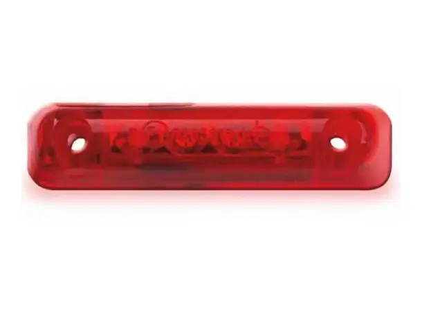 Jokon LED-baklys rød, kabel 250 mm 65x16x15 mm 