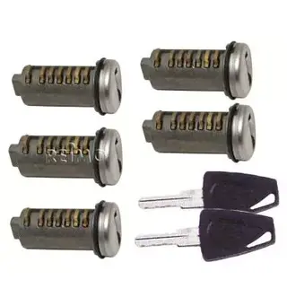 STS 5 låsesylindere inkl. 2 nøkler