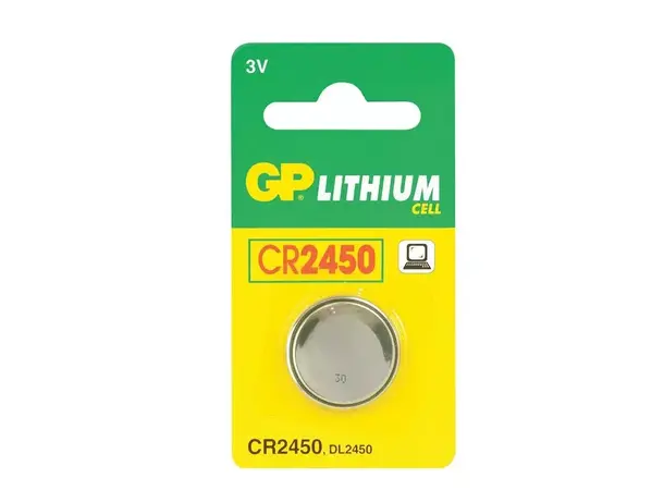 Batteri GP Lithium CR2450 knappcellebatteri 3V 