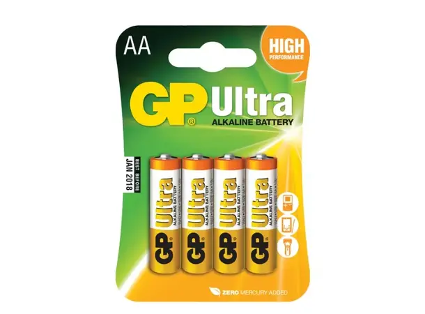 Batteri GP Ultra LR6/AA alkalisk 1,5V 10 stk 