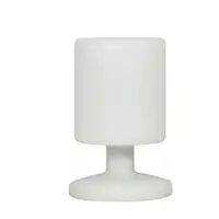 Bordlampe led hvit m/ fot 