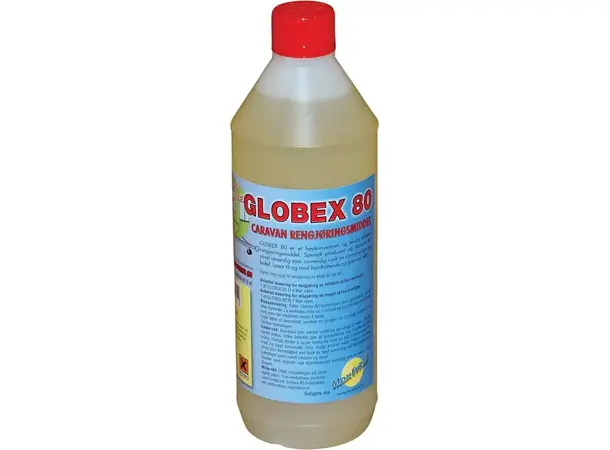 VASKEMIDDEL GLOBEX 80 1 LITER Konsentrert og ekstra kraftig rengjøring 