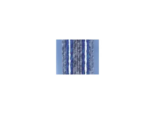 Arisol plysjforheng grå/blå/hvit 56x205 cm 