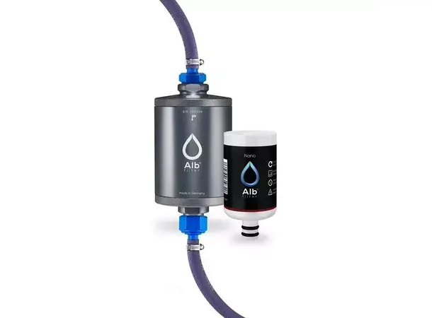 Alb Nano drikkevannsfilter m/reisekoblingssett 