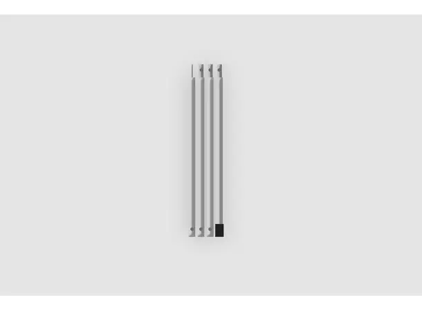 Aluminiumsstang Bent 180 cm/Ø22 mm 