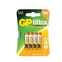 Batteri GP Ultra LR03/AAA alkalisk 1,5V 4 stk