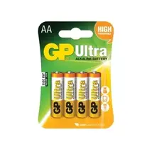 Batteri GP Ultra LR6/AA alkalisk 1,5V 4 stk