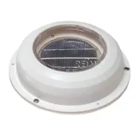 Carbest solcelle ventilator 215 mm Med bryter
