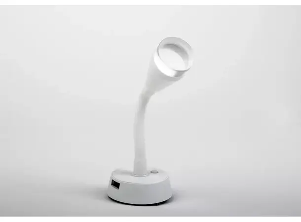 LED-spot med fleksibel arm og USB 