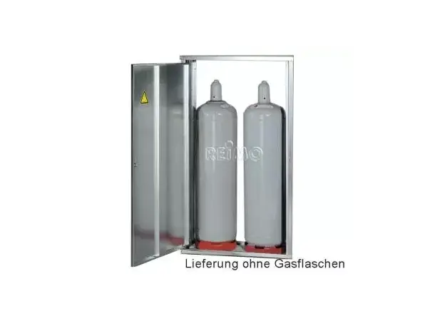GOK gasskasse stål 2x 33 kg Gasskasse leveres uten flasker. 