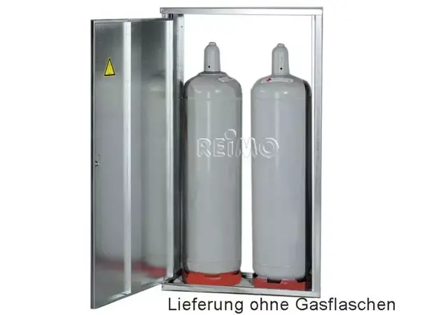 GOK gasskasse stål 2x 33 kg Gasskasse leveres uten flasker. 