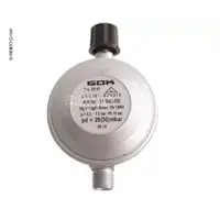 Gassreregulator for campinggassflasker 