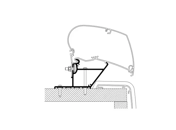 Feste Omnistor 6/9-serie 350cm Til Rapido Compact 