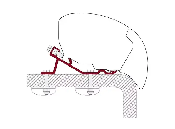 Fiamma markiseadapter Kit standard – 98655-855 | Caravan.no