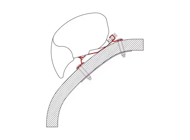 Fiamma markiseadapter Kit standard – 98655-855 | Caravan.no