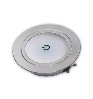 LED-spot Ø68 mm med touch-bryter 12V