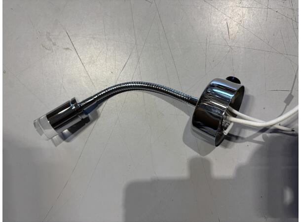 Ledspot FLEXI CHROME med bryter. 
