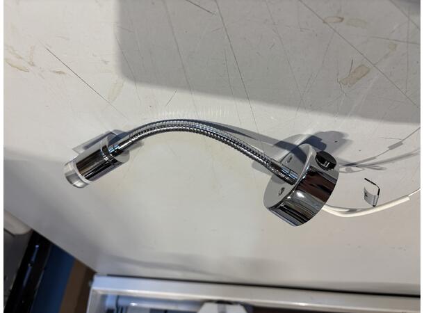 Ledspot FLEXI CHROME med bryter. 