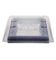 MPK erstatningsglass for 360661 Klart glass - hvitt håndtak