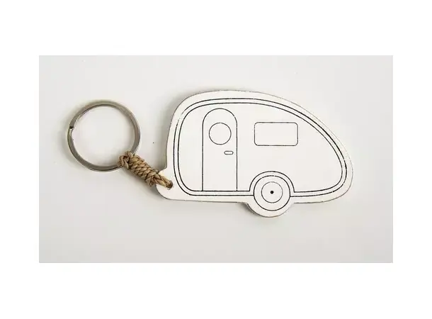 Nøkkelring campingvogn med Reimo-Logo | Caravan.no