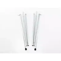 Oppsettstenger ø19/22 mm 180-220 cm Sett med 2 stk