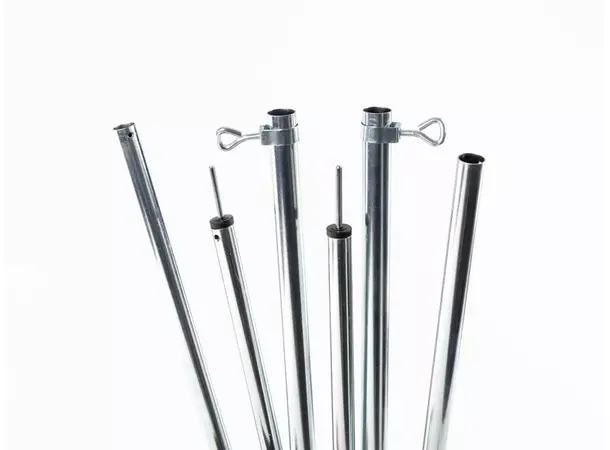 Oppsettstenger ø19/22 mm 180-220 cm Sett med 2 stk 