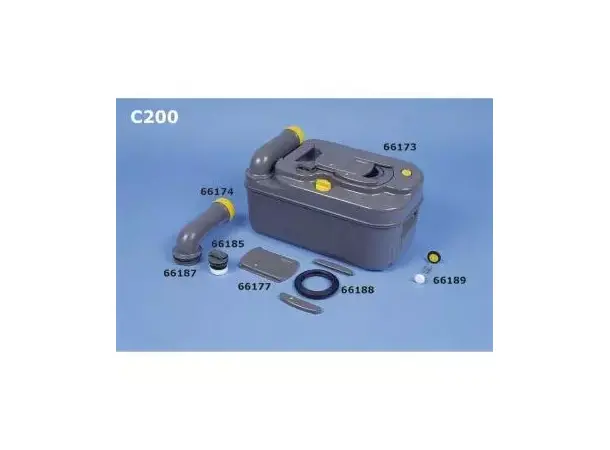 Pakning  C200/C400/C250/C260/C500 For C2, C3 og C4 etter år 2000. 23721 