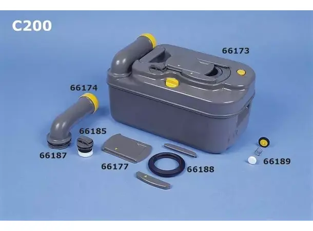 Pakning  C200/C400/C250/C260/C500 For C2, C3 og C4 etter år 2000. 23721 