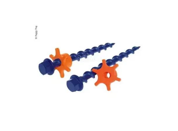 Peggy Peg skruplugger 15 cm 6 stk med kontramuttere 