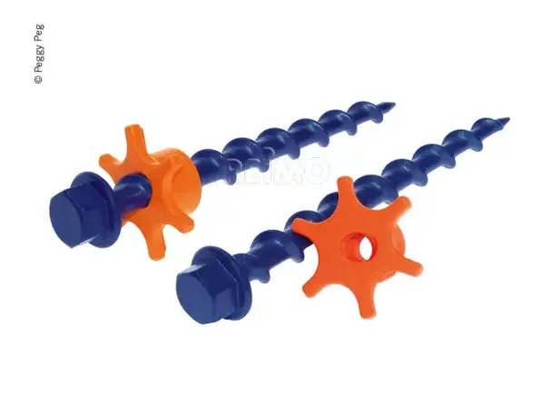 Peggy Peg skruplugger 15 cm 6 stk med kontramuttere 