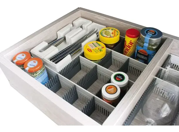 Purvario system romdeler til skuffer | Caravan.no