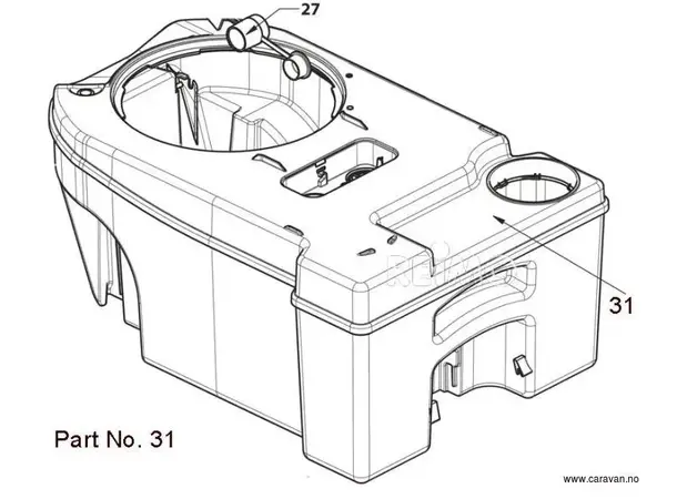 Thetford erstatningskassett – For C250/C260 | Caravan.no