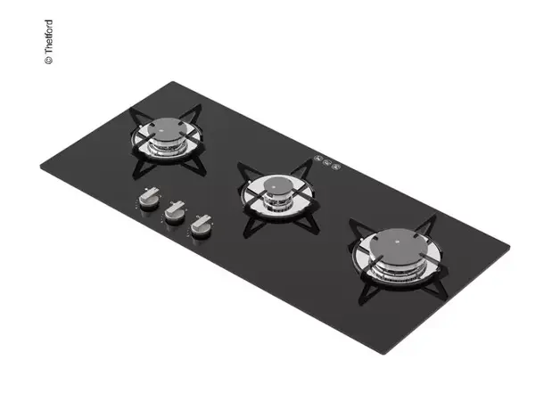 Thetford gasskomfyr 3-bluss 5kw 12V | Caravan.no