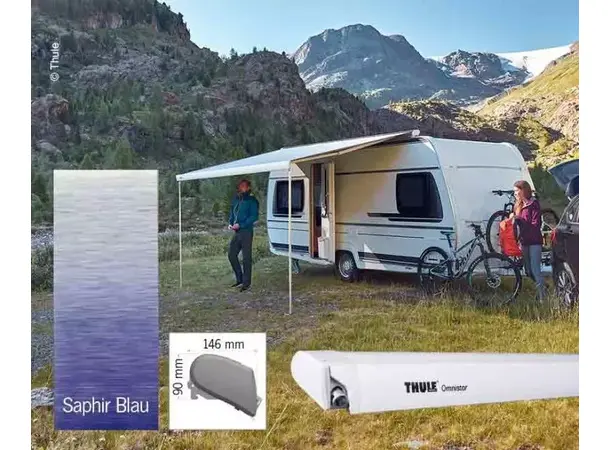 Thule takmarkise 6300 425 cm Saphir blue / Hvit 