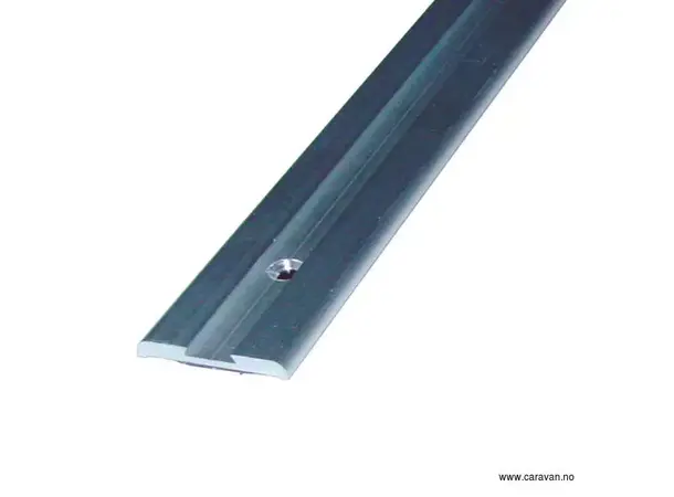 Tilkoblingsprofil sølv 2,4 m – 30x4 mm | Caravan.no