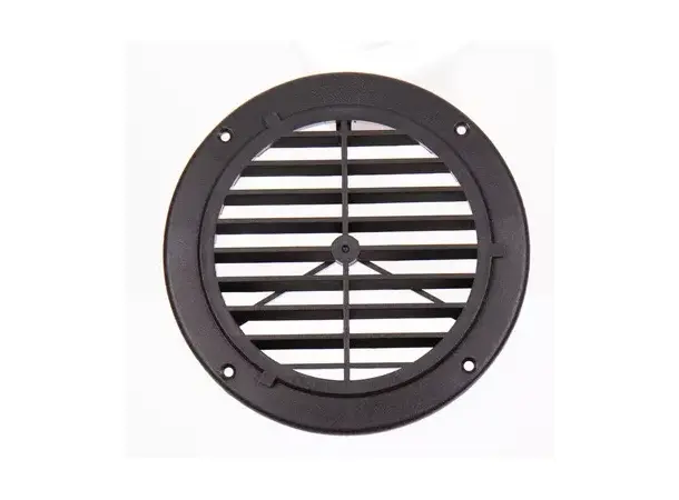 Ventilasjonsgitter svart – Ø164 mm | Caravan.no