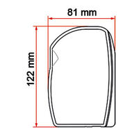 Fiamma F43 Van 270 cm Svart / Royal Grey