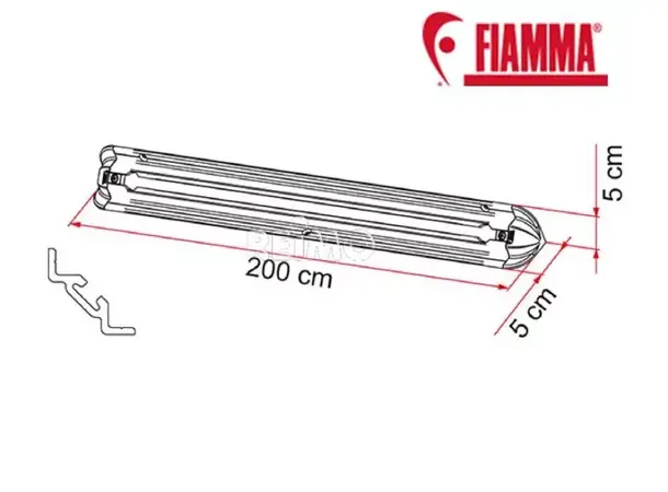 Fiamma Garage-Bars Corner – 98655-906 | Caravan.no
