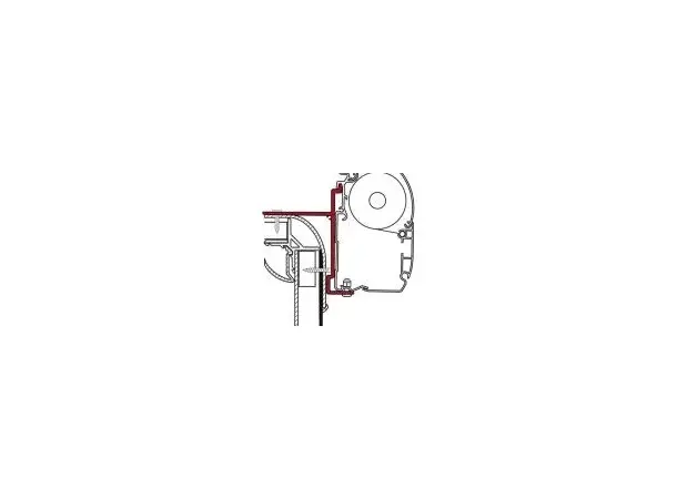 Fiamma adapter til F45i/F45il / F1 Adria, Burstner 