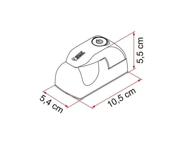 Fiamma sikkerhetslås – Til Security 31, 46 og S | Caravan.no