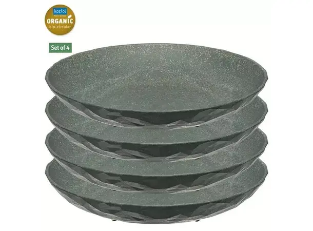 Koziol dyp tallerken Club Ø22 cm Sett på 4 stk 