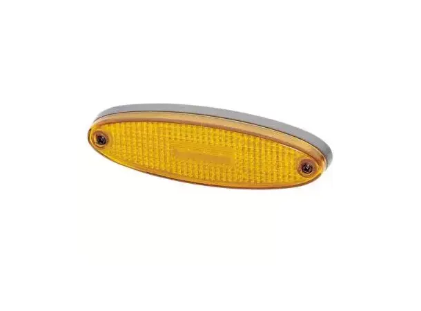 LED-sidemarkeringslys vannrett montering 130x32 mm 