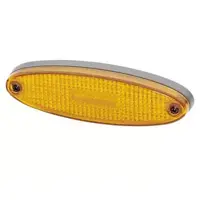LED-sidemarkeringslys vannrett montering 130x32 mm