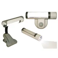 Lampe Colorado 1LED m/sensor+lommelykt 17x10x5cm