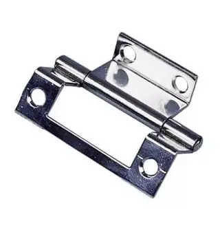 Lukehengsel bøyd 50 mm 4 stk nikkel