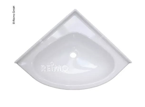 Mini-hjørneservant 345x345 mm hvit | Caravan.no